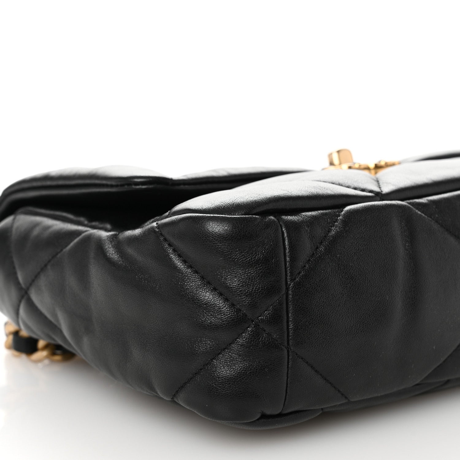 Chanel Lambskin Quilted Medium Chanel 19 Flap Black 9 of 10