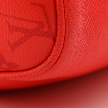 Louis Vuitton Taigarama Keepall Bandouliere 50 Fire Red 9 of 12