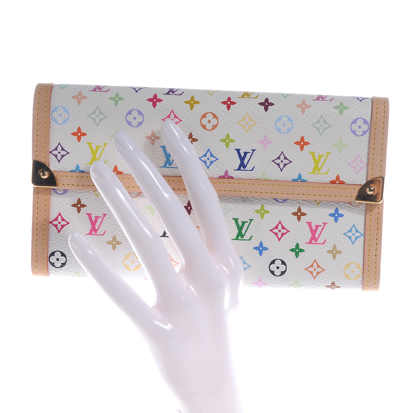 Monogram Multicolor Porte Tresor International Wallet White