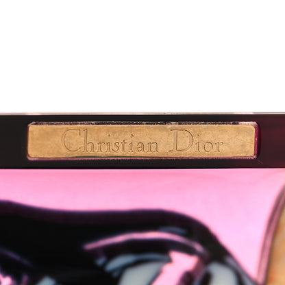 Christian Dior Resin Cuff Bracelet Blue Pink 4 of 4
