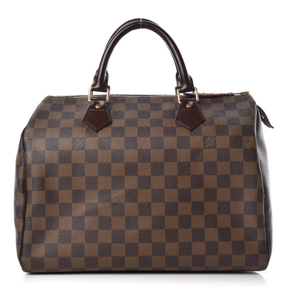 Louis Vuitton Damier Ebene Speedy 30 1 of 7