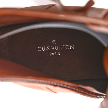 Louis Vuitton Calfskin Monogram Star Trail Ankle Boots 41 Cognac 6 of 14