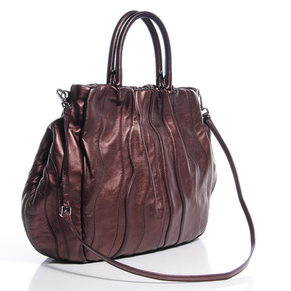 Prada Nappa Mordore Stripes Shoulder Bag Ribes 3 of 9