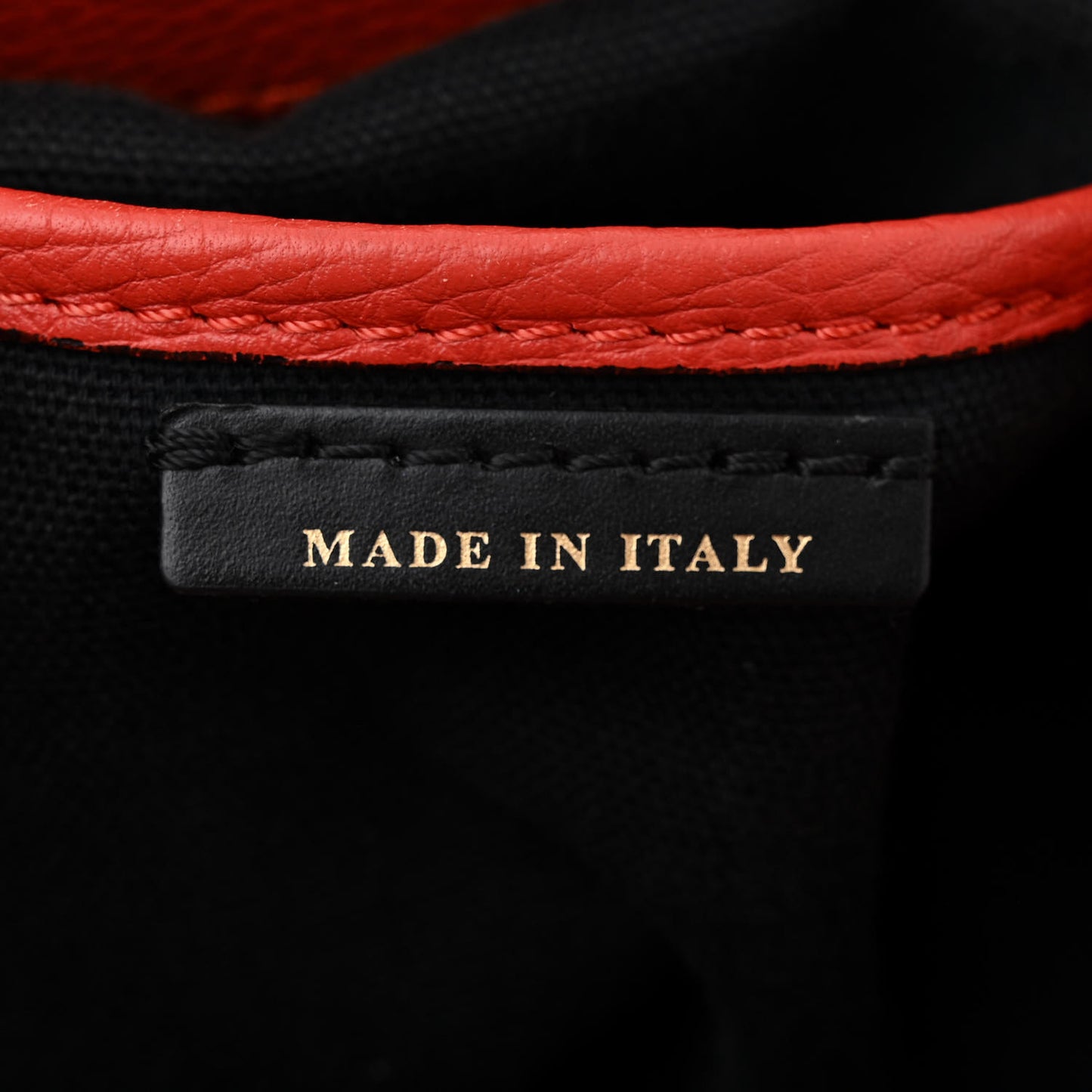 Grainy Calfskin Graffiti Print Small Banner Tote Black