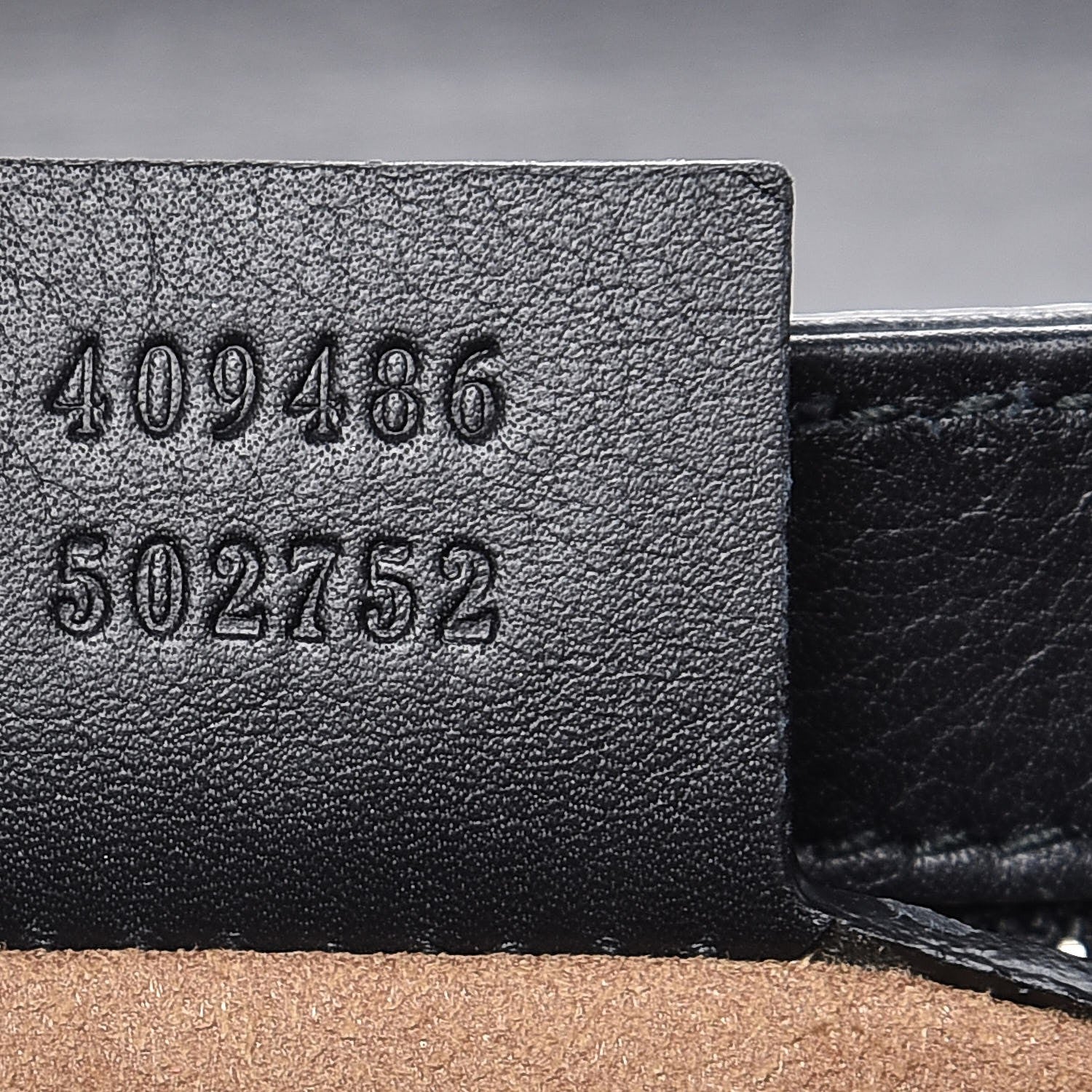 Gucci GG Supreme Monogram Calfskin Medium Padlock Shoulder Bag Beige Black Cuir 7 of 9