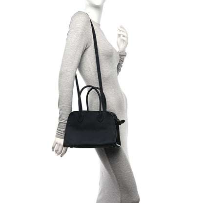 The Row Grained Calfskin Soft Margaux 10 Bag Black 1 of 7