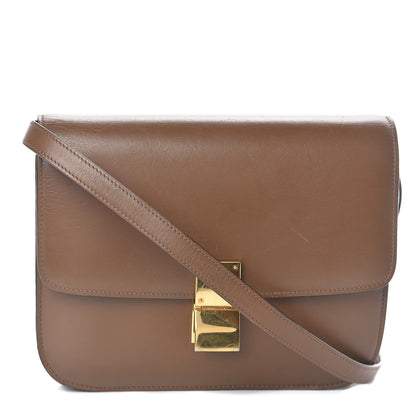 Celine Box Calfskin Medium Classic Box Flap Bag Camel 1 of 9