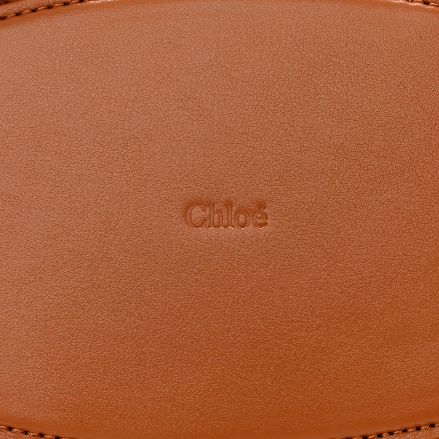 Raffia Smooth Calfskin Medium Sense Basket Caramel