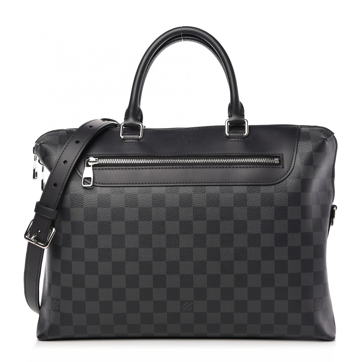 Damier Graphite Porte-Documents Jour