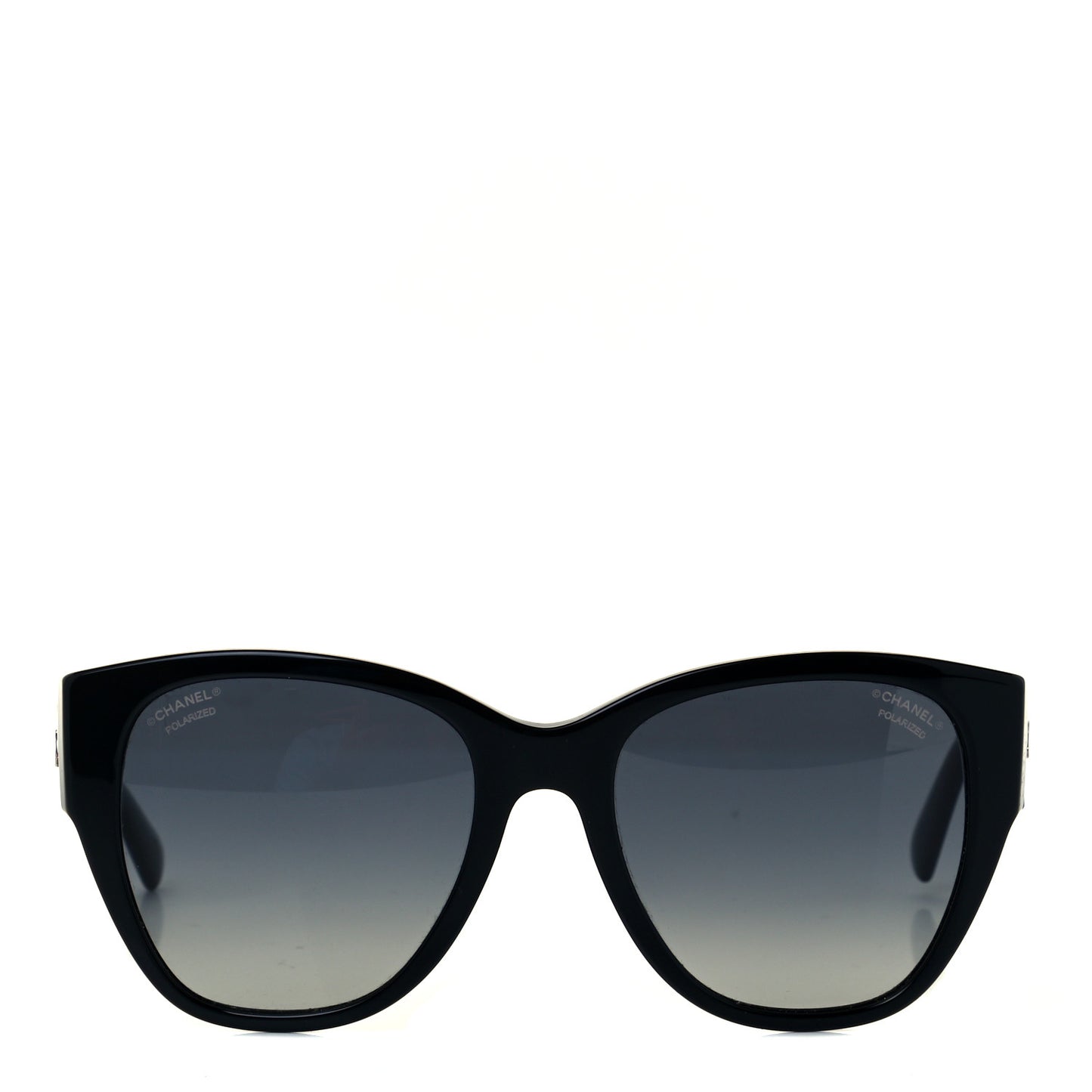 Acetate Polarized Butterfly CC Sunglasses 5412 Black