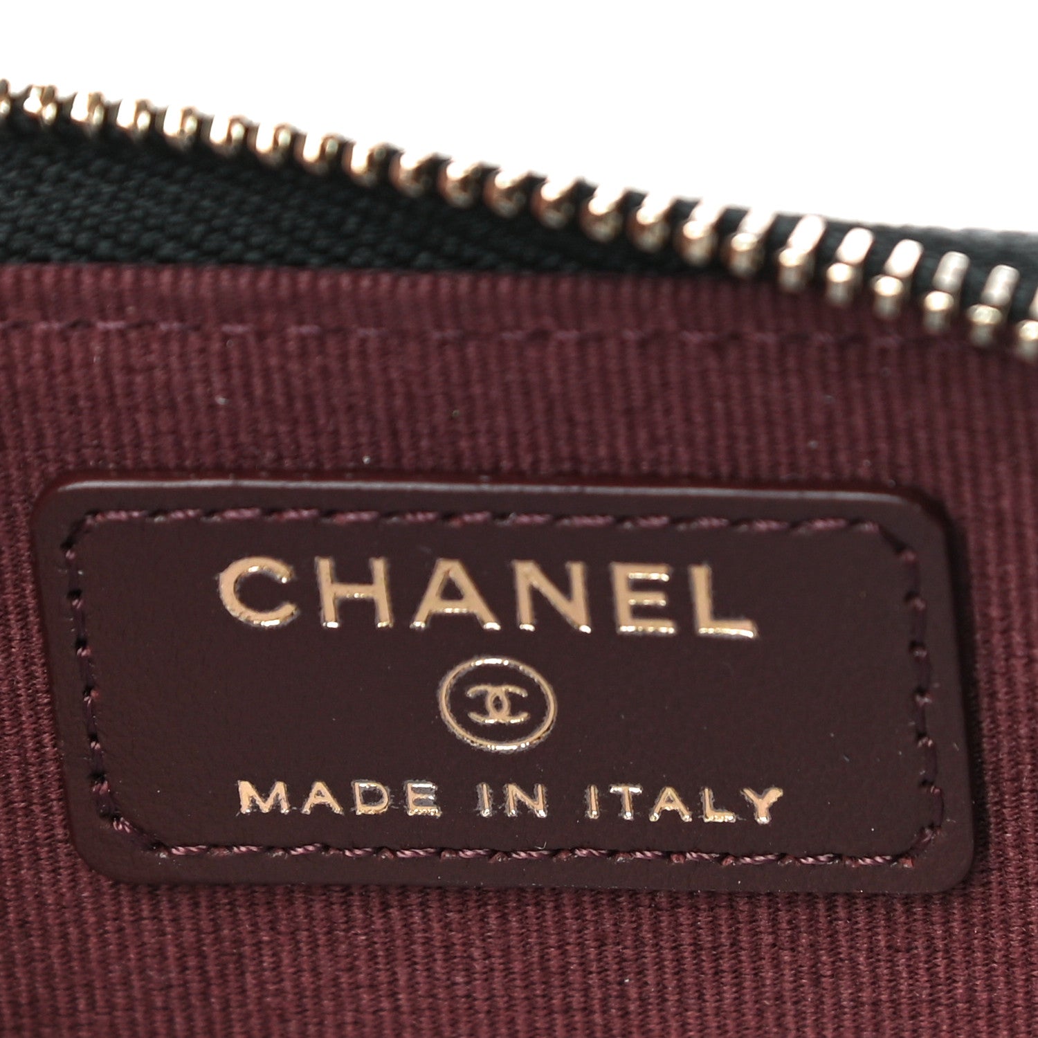 Chanel Caviar Quilted Zip Card Holder Black 6 of 11
