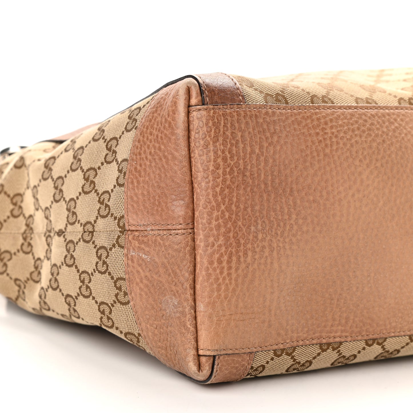 Monogram Old Libeccio Medium Miss GG Top Handle Bag Beige Ebony Light Brown