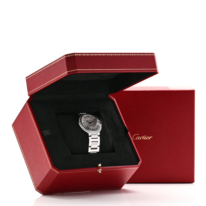 Cartier Stainless Steel Diamond Bezel 36mm Ballon Bleu De Cartier Automatic Watch 5 of 5