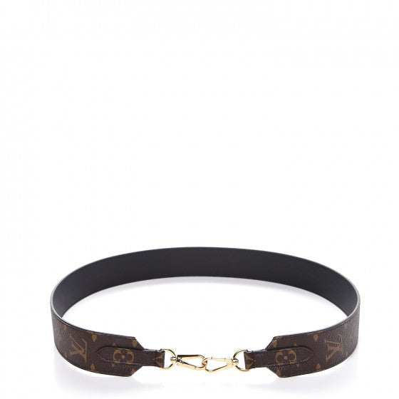 Louis Vuitton Monogram Bandouliere Shoulder Strap Black 3 of 5