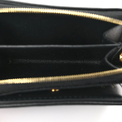 Louis Vuitton Lambskin Embossed Monogram Lou Coussin Wallet Black 5 of 8