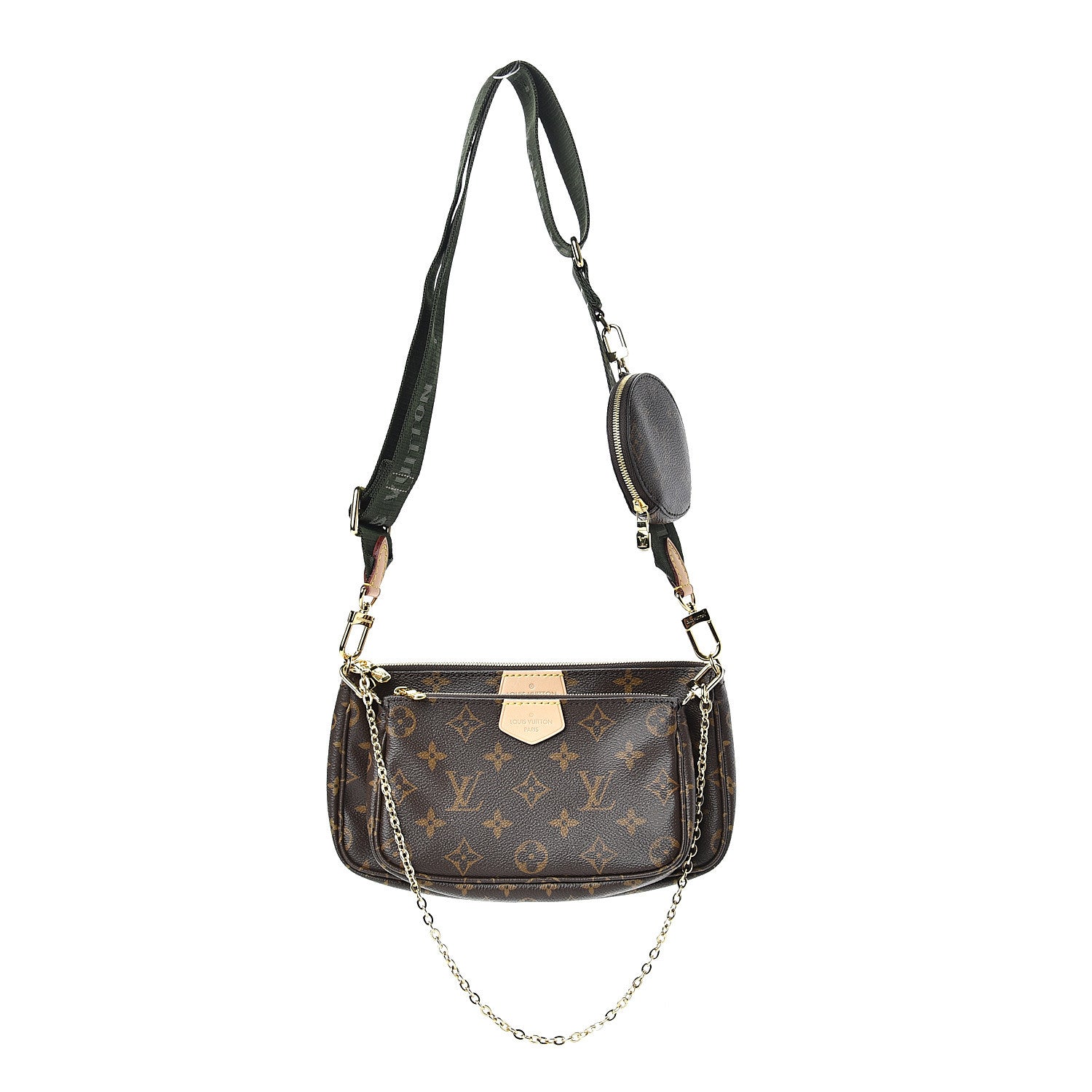 Louis Vuitton Monogram Multi Pochette Accessories Kaki 1 of 12