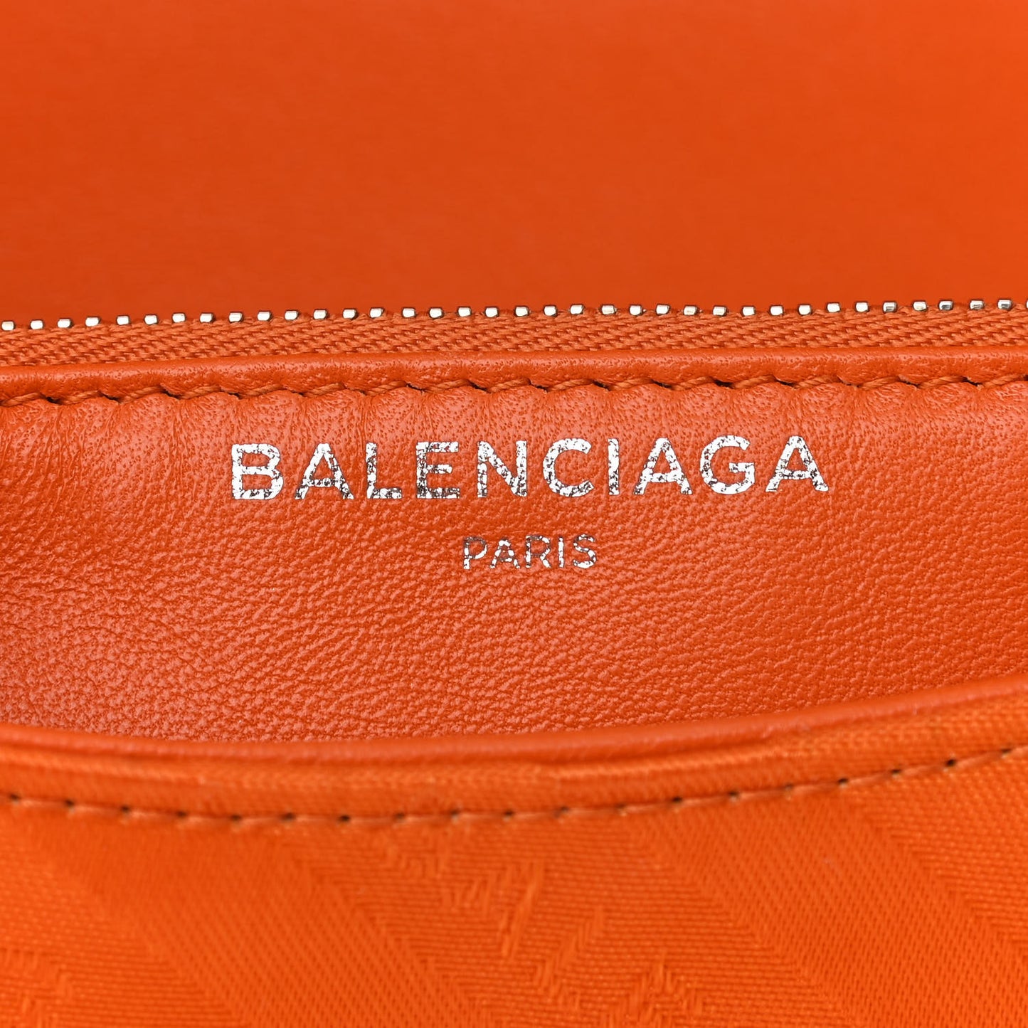 Nylon Jacquard Diagonal Logo S BB Round Shoulder Bag Orange Sanguine