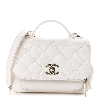Chanel Caviar Quilted Mini Business Affinity Flap White 1 of 9