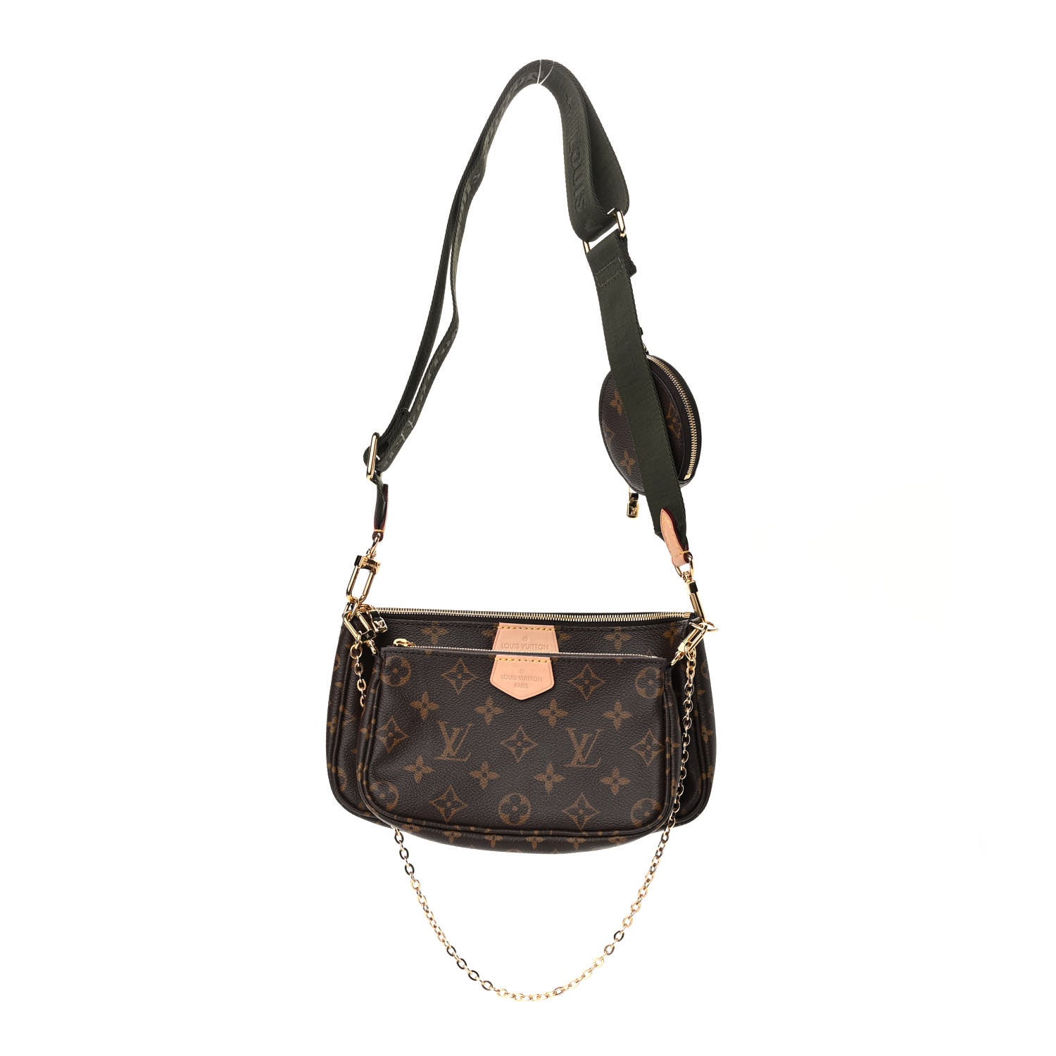 Louis Vuitton Monogram Multi Pochette Accessories Kaki 1 of 11