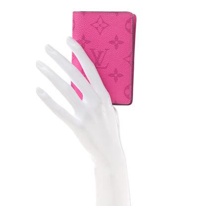 Louis Vuitton Taigarama Pocket Organizer NM Fuchsia 2 of 7