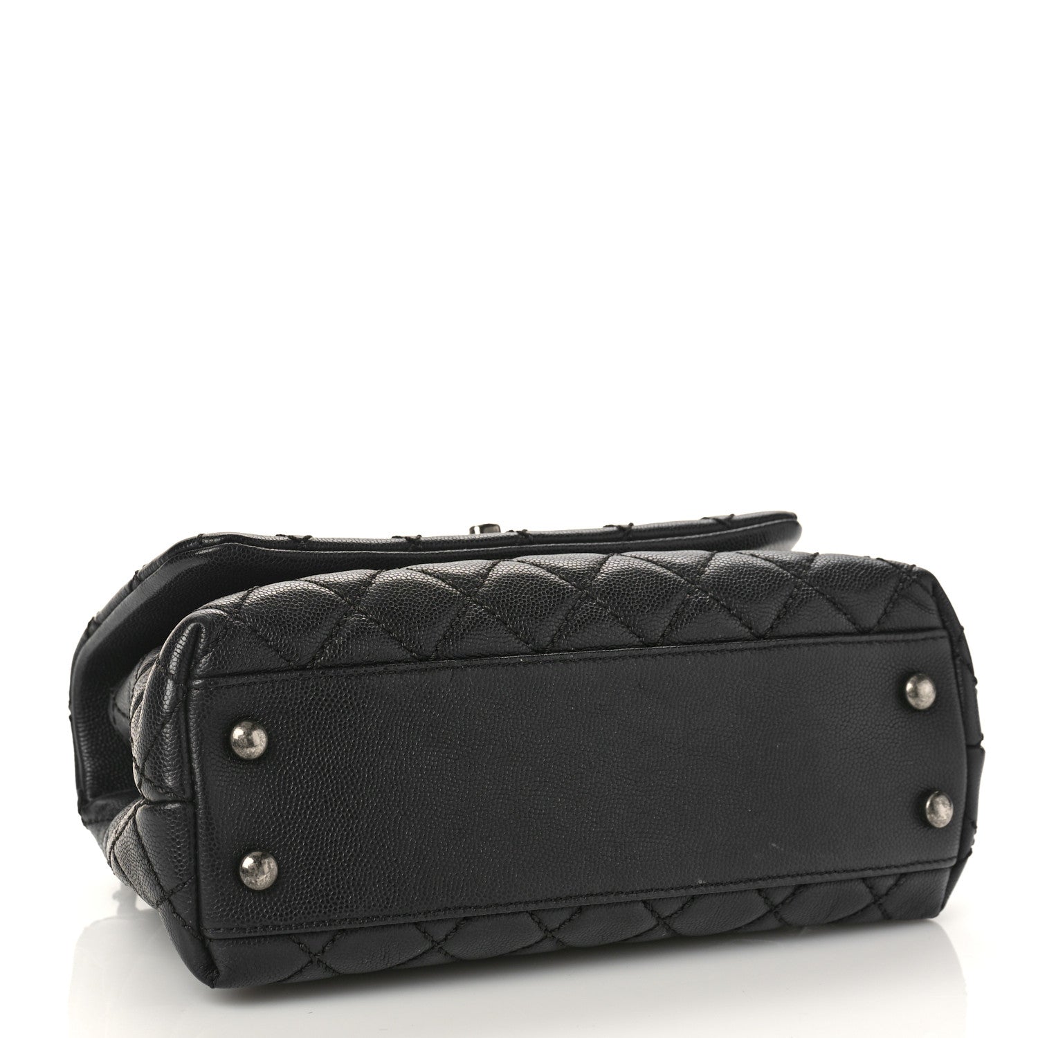 Chanel Caviar Quilted Mini Coco Handle Flap Black 4 of 9