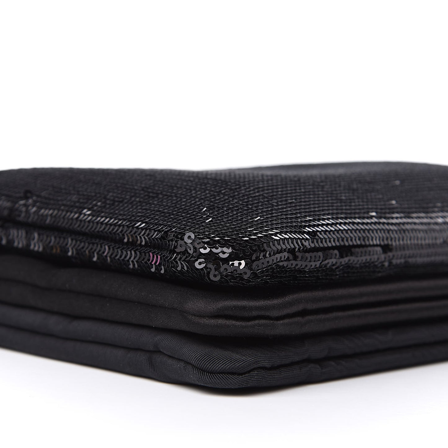 Sequin Small Trio Crossbody Bag Black