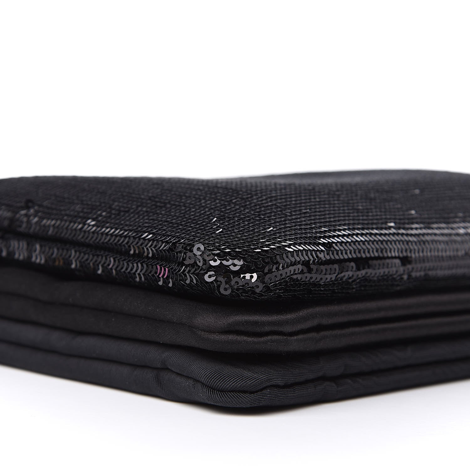Celine Sequin Small Trio Crossbody Bag Black 9 of 10