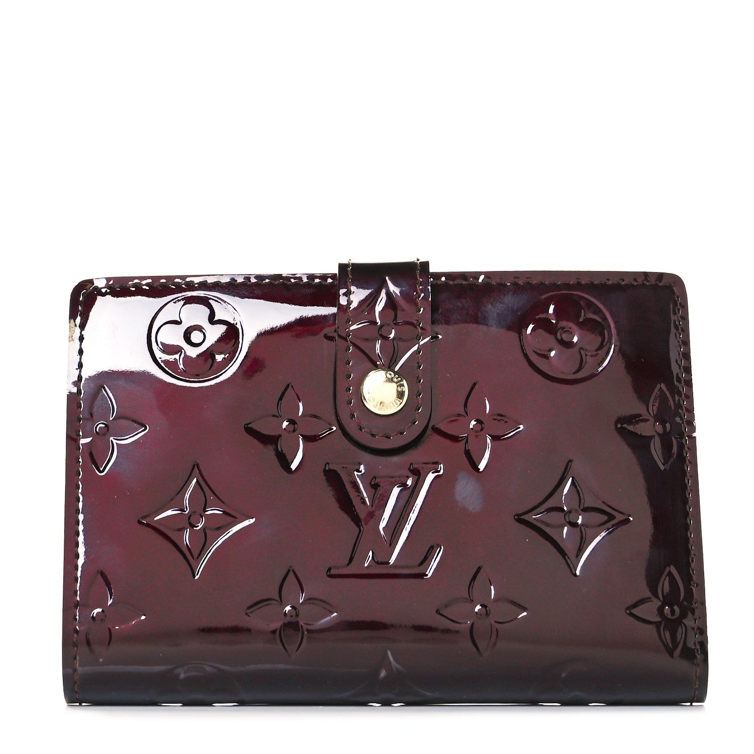 Louis Vuitton Vernis French Purse Wallet Amarante 1 of 8