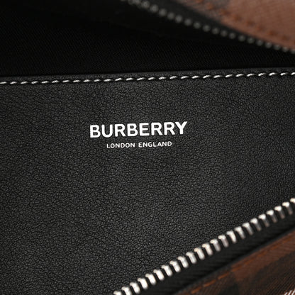 Burberry E-canvas Check Bum Bag Dark Birch Brown 6 of 10