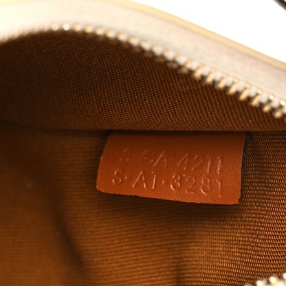 Celine Canvas Calfskin Ava Triomphe Shoulder Bag White 7 of 11