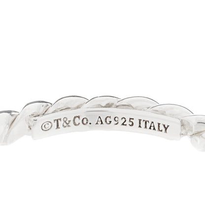 Tiffany Sterling Silver Twist Rope Ring 50 5.5 3 of 4