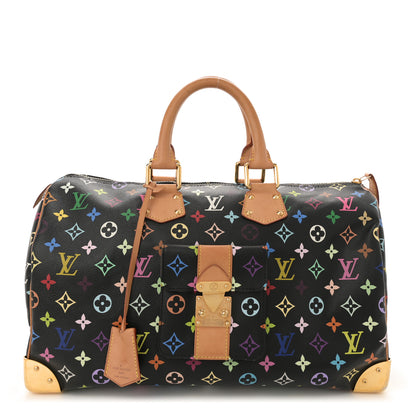Louis Vuitton Monogram Multicolor Speedy 40 Black 1 of 14