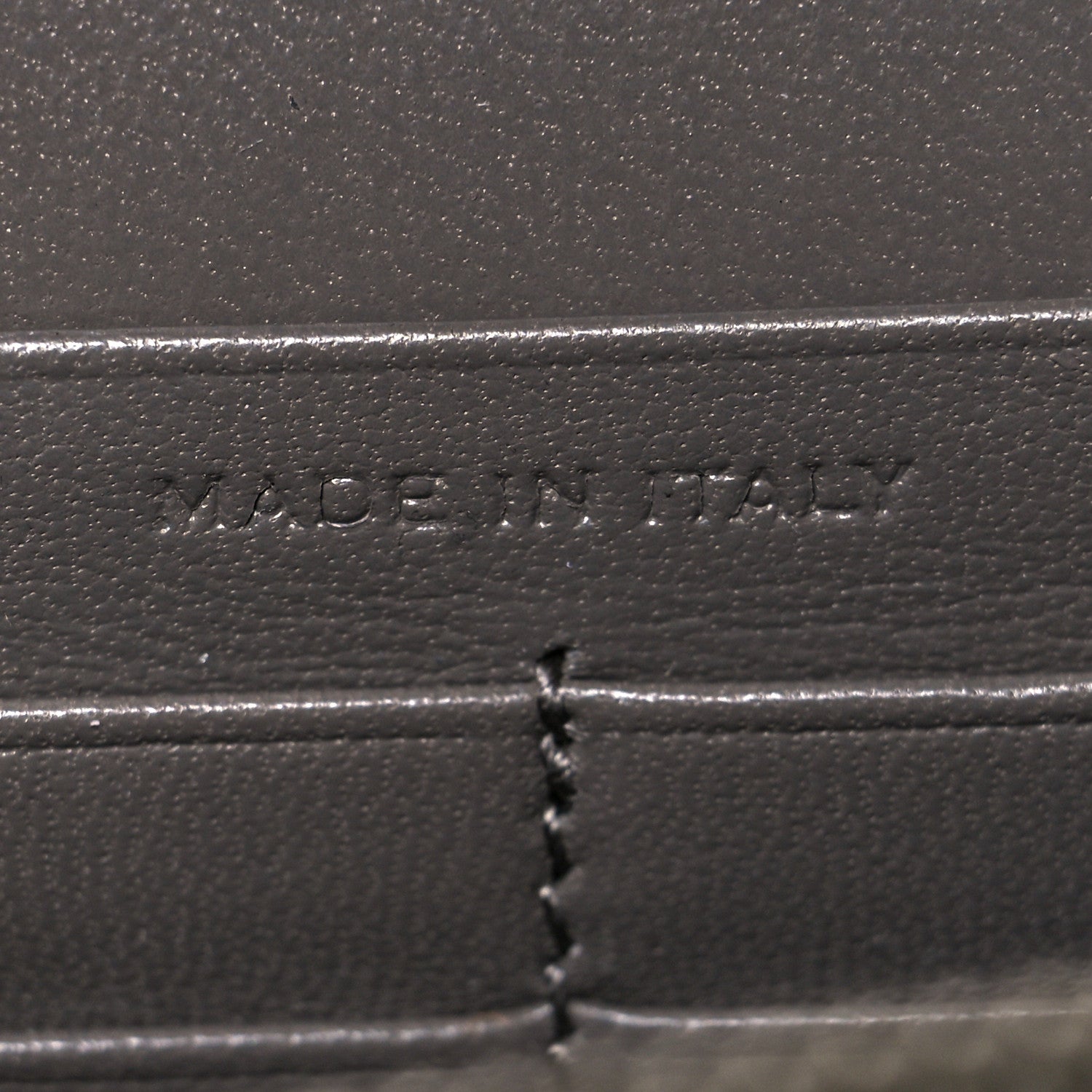 Saint Laurent Calfskin Crocodile Embossed Kate Monogram Tassel Chain Wallet Fog 7 of 11