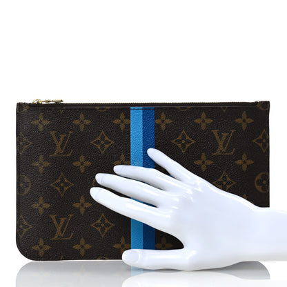 Louis Vuitton Monogram My LV Heritage Neverfull MM GM Pochette  Blue de France Blue Marine 2 of 11
