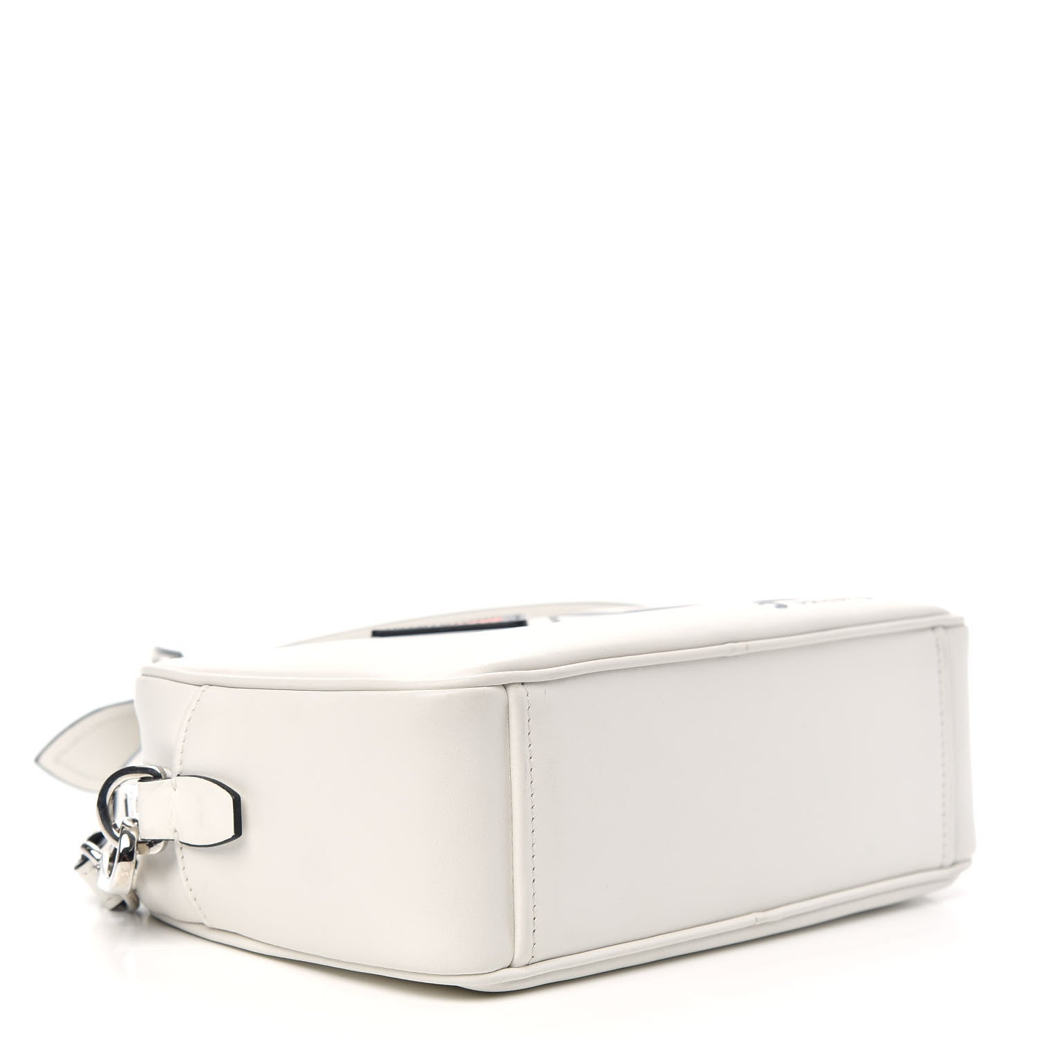 Prada City Calf Monkey Print Camera Bag White Papaya 4 of 9