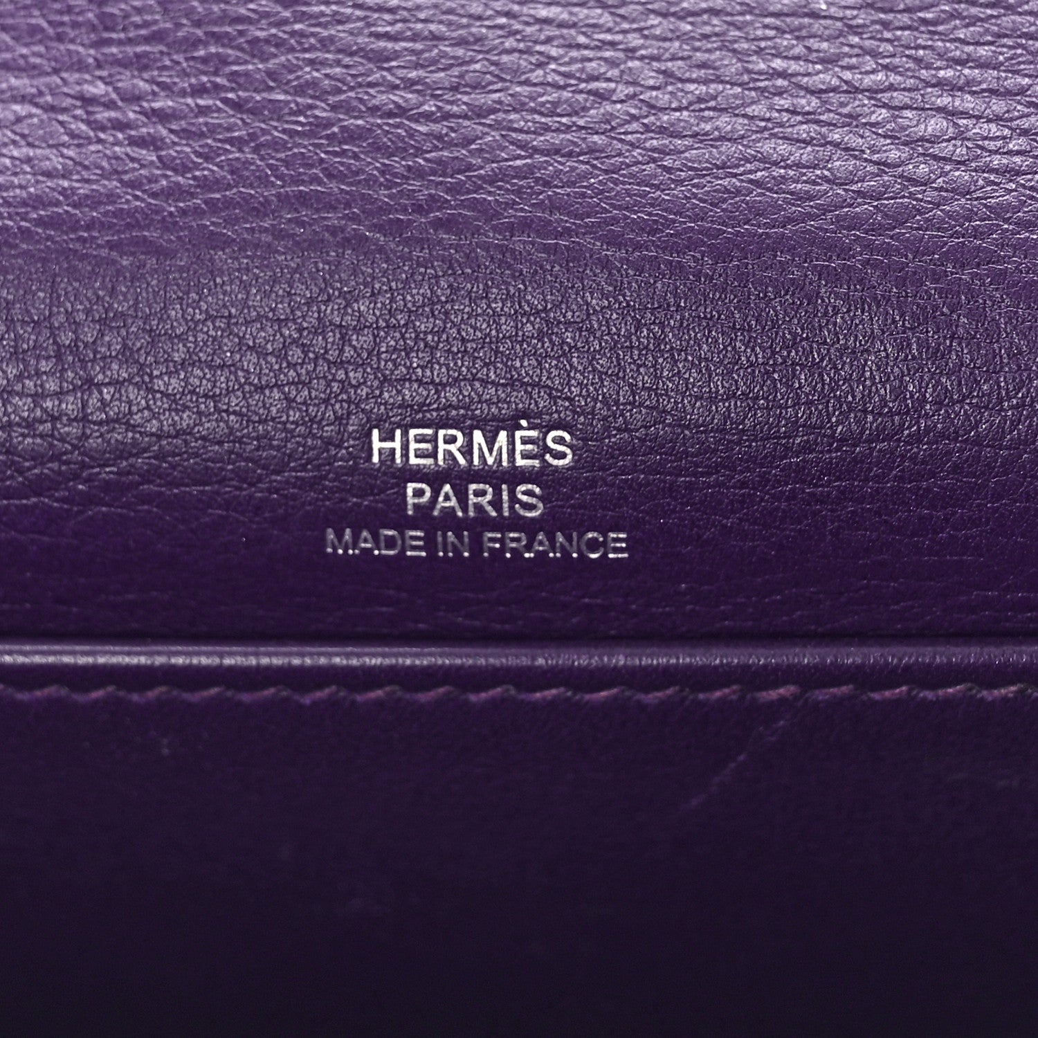 Hermes Swift Kelly Pochette Clutch Iris 6 of 14
