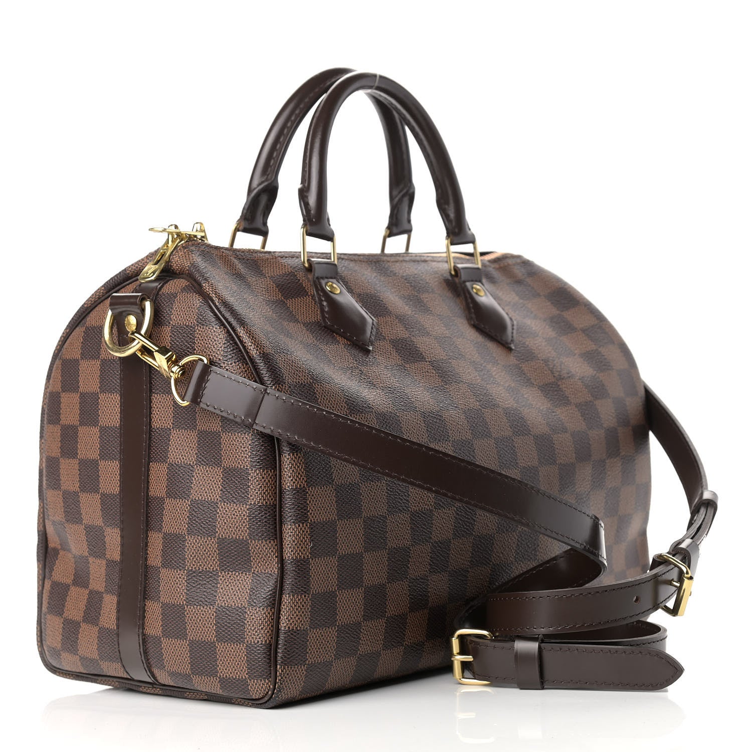 Louis Vuitton Damier Ebene Speedy Bandouliere 30 3 of 12