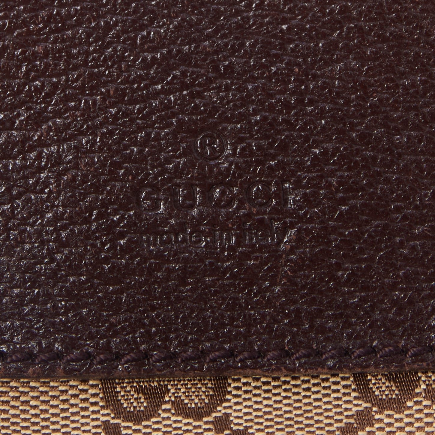 Gucci Monogram Web Belt Bag Dark Brown 8 of 8