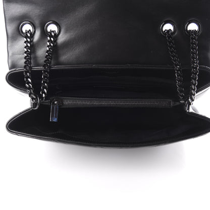 Saint Laurent Calfskin Y Quilted Monogram Medium Loulou Chain Satchel Black 5 of 11