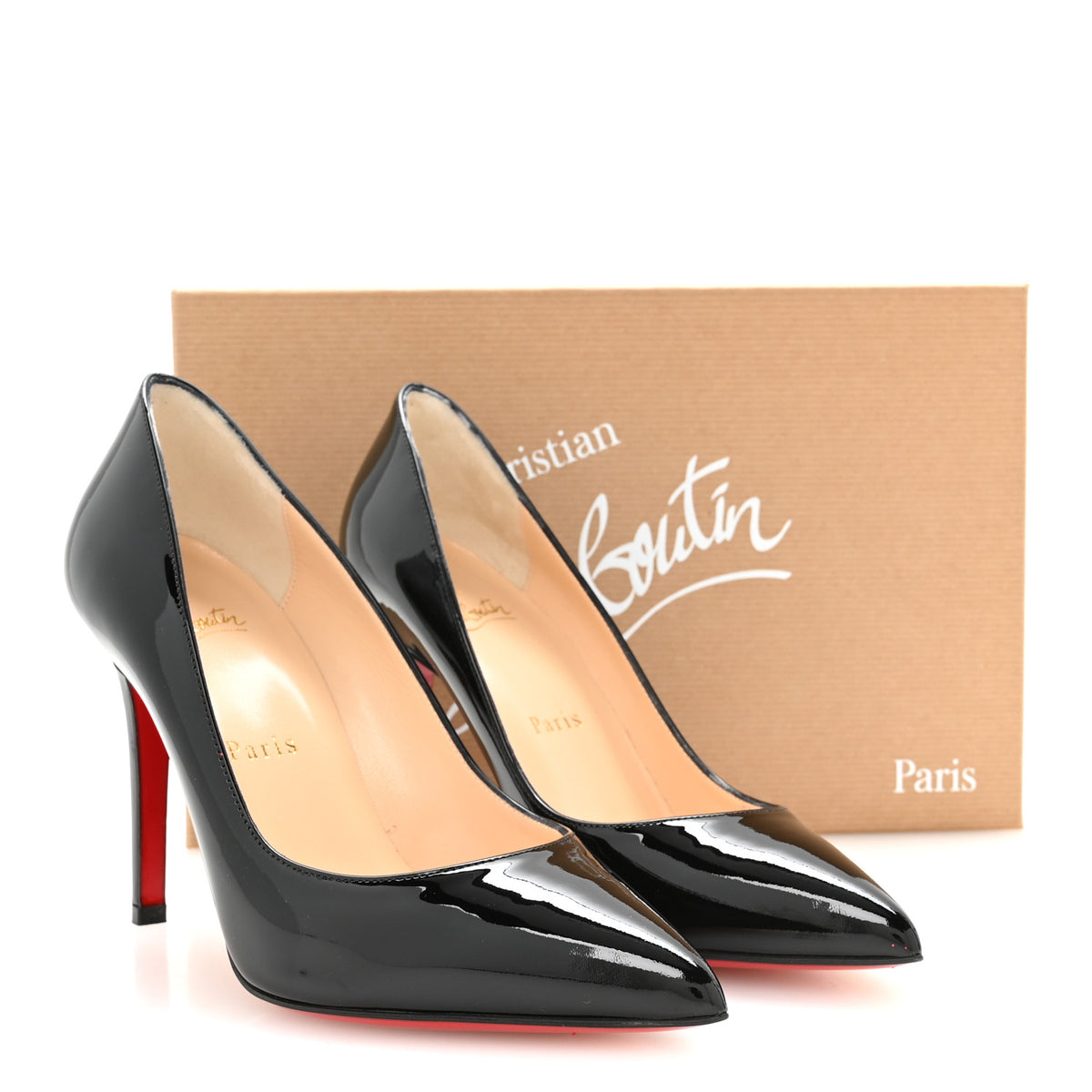 Christian Louboutin Patent Pigalle Follies 100 Pumps 36 Black 8 of 8