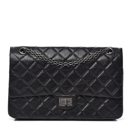 Chanel Aged Calfskin Quilted 2.55 Reissue 226 Flap Black 1 of 13