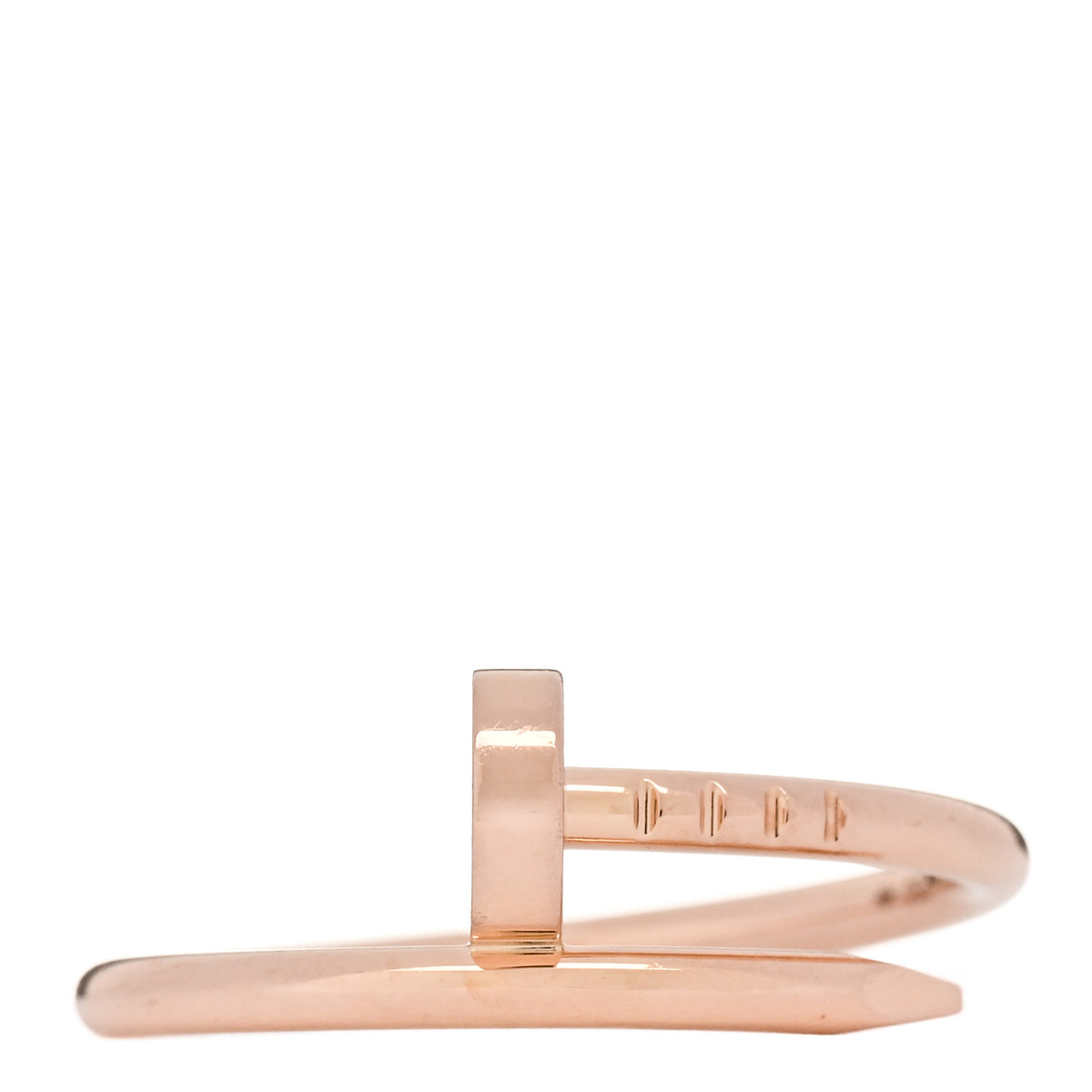 18K Pink Gold Small Juste Un Clou Ring 53 6.5
