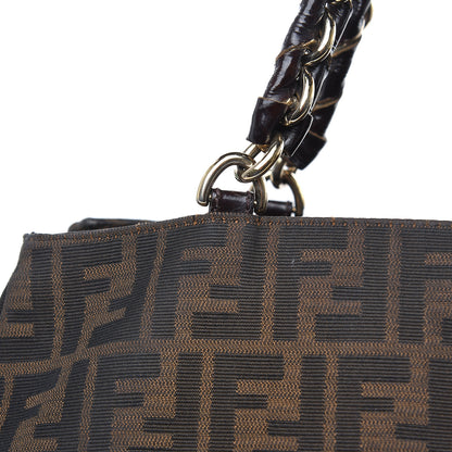 Fendi Zucca Mia Tote Tobacco 14 of 19
