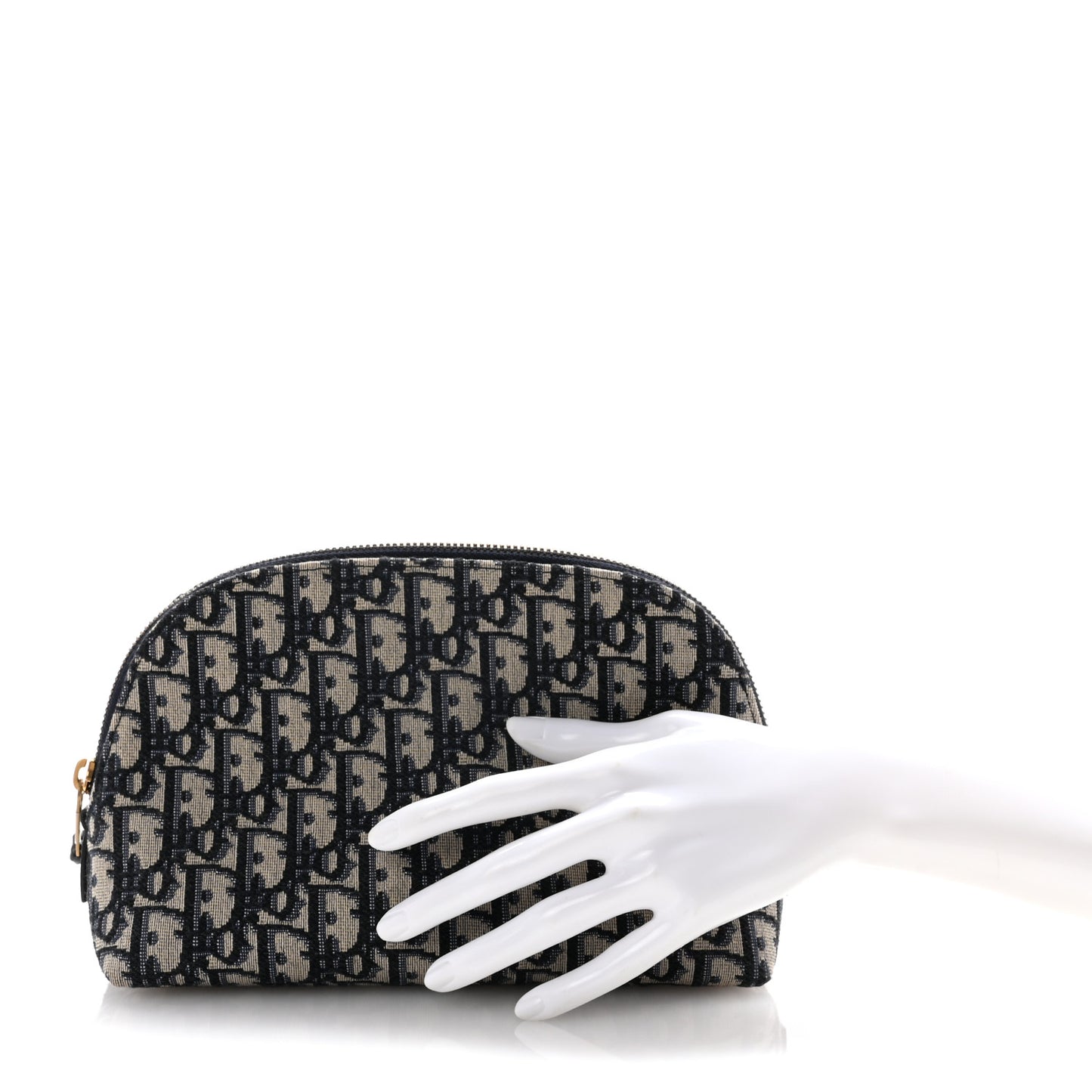Oblique Large Beauty Pouch Bleu