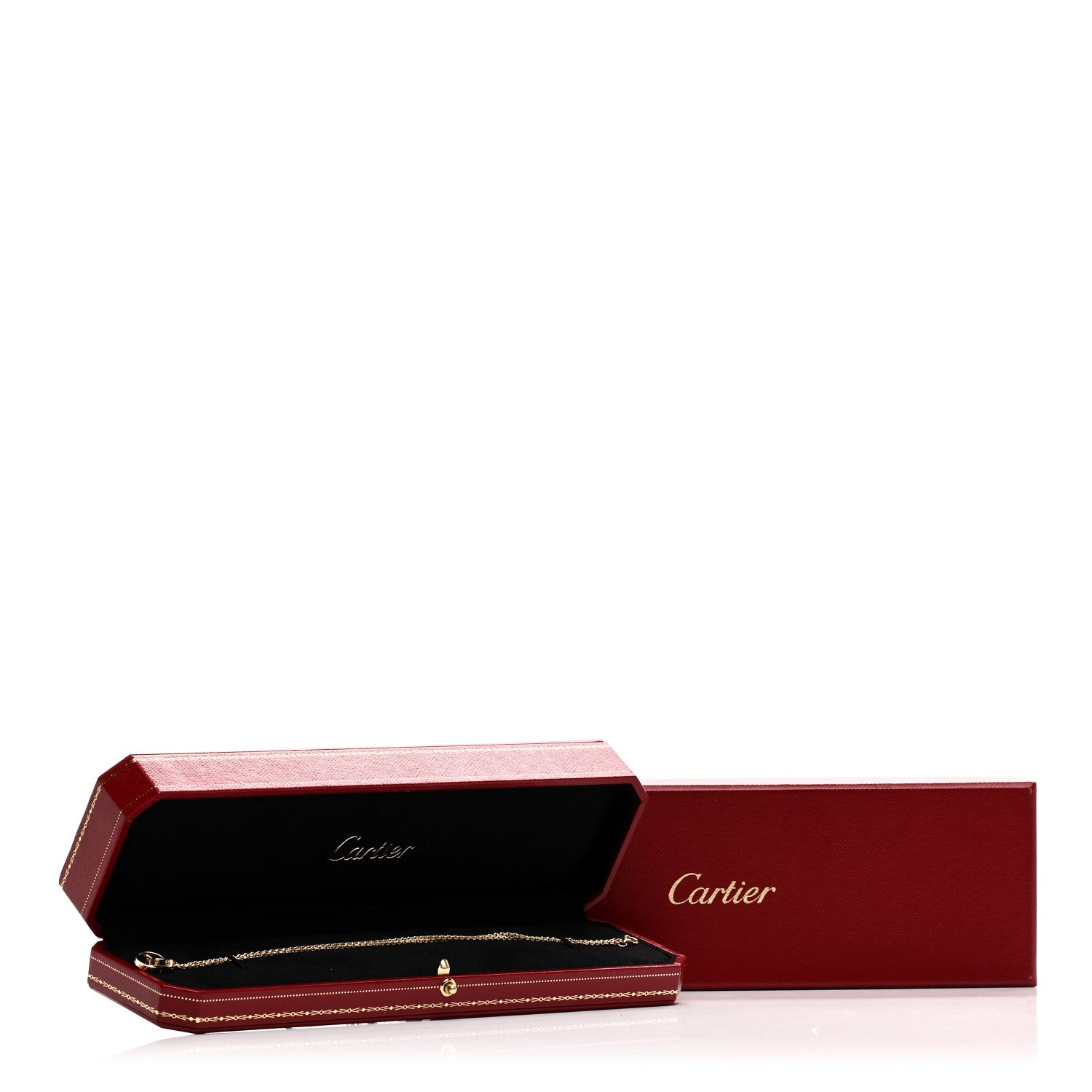 Cartier 18K Yellow Gold Interlocking LOVE Necklace 5 of 5