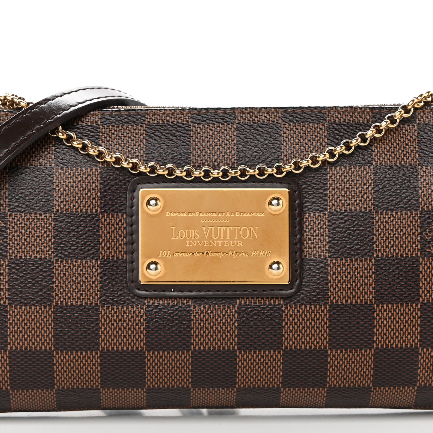 Damier Ebene Eva Clutch