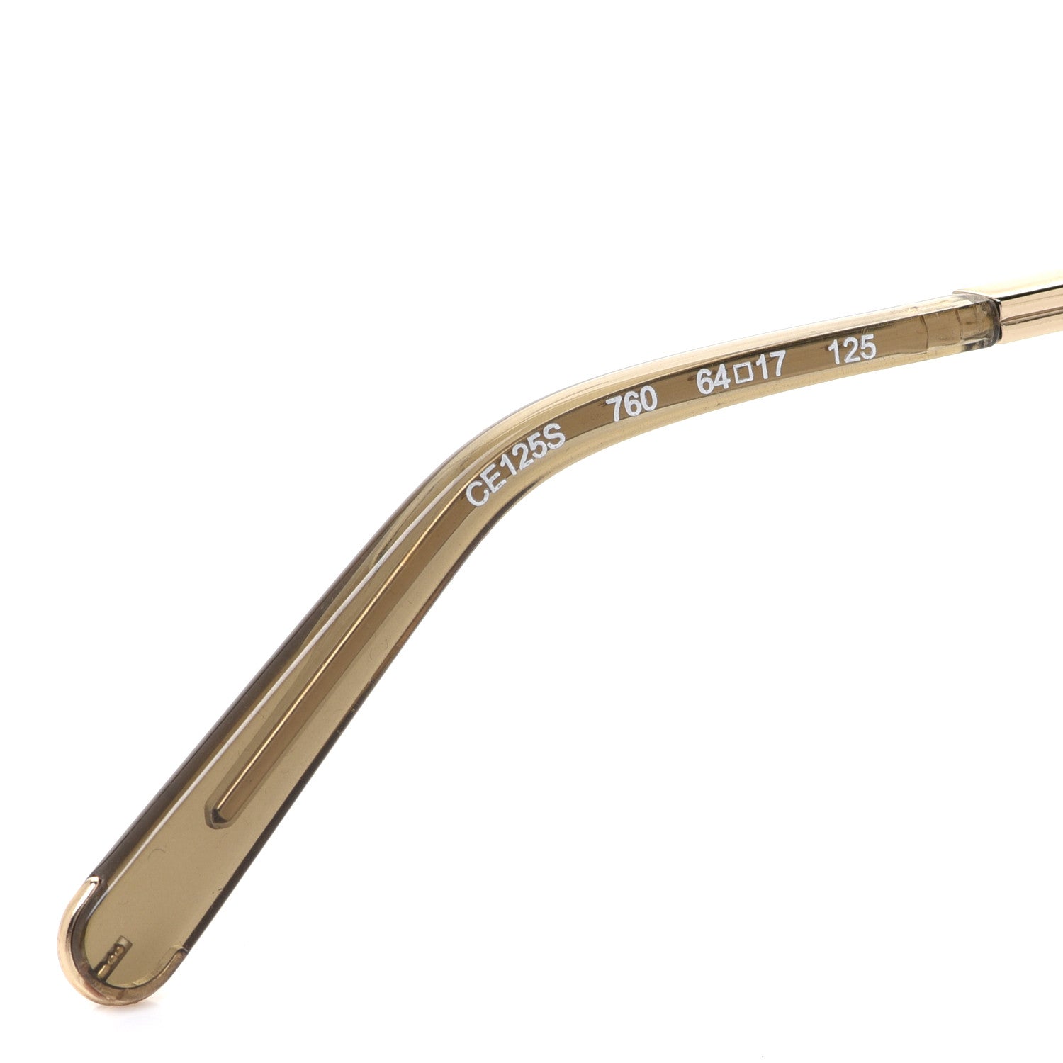 Chloe Oversized Round Milla Sunglasses CE125S Gold Havana 5 of 6