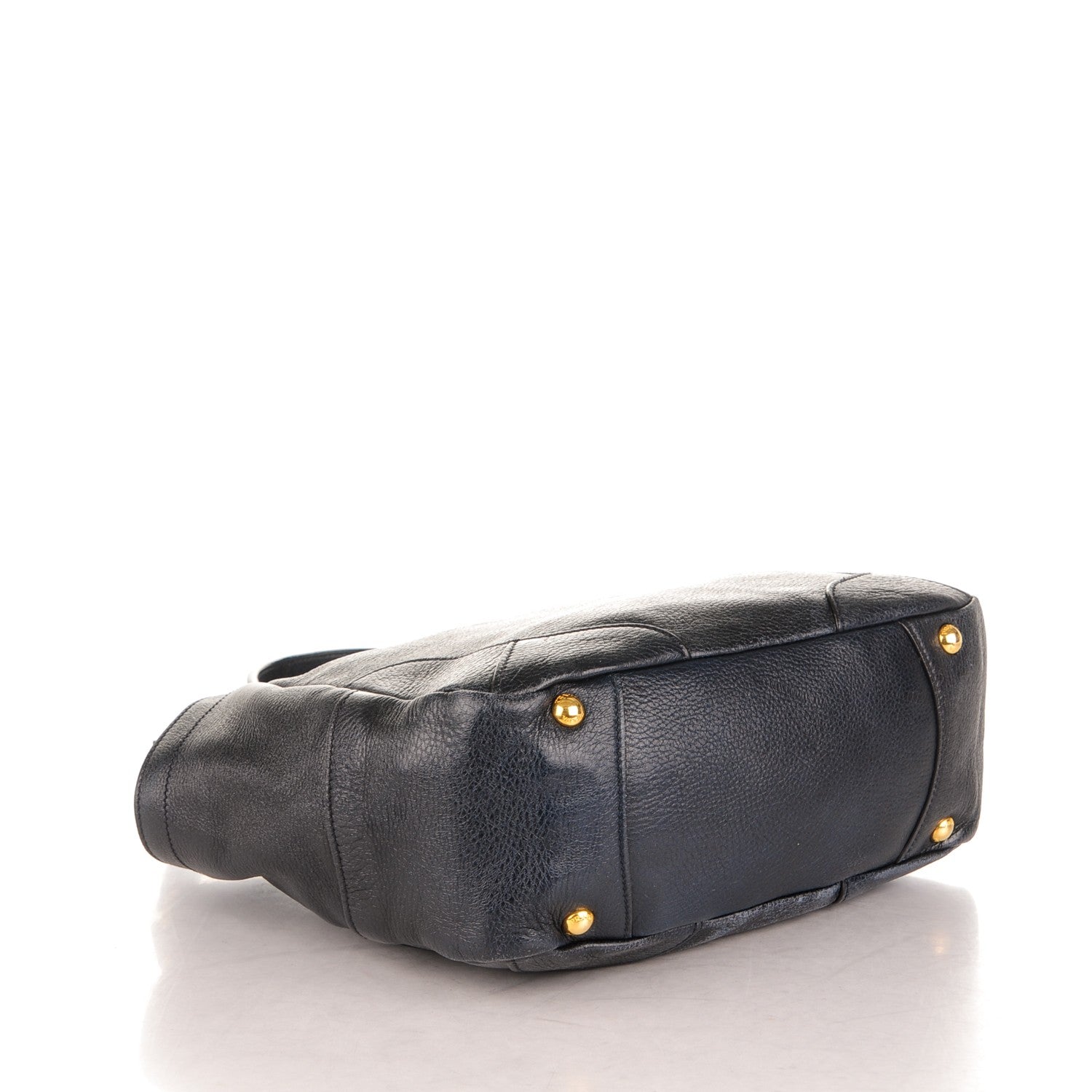 Prada Cervo Deerskin Hobo Baltico 5 of 9