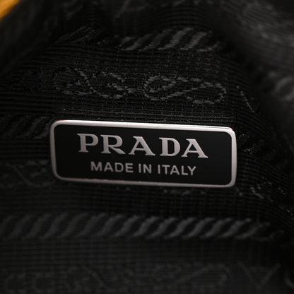 Prada Terry Cloth Mini Re-Edition 2000 Bag Giallo Black 6 of 11
