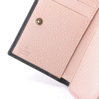 Gucci Calfskin GG Marmont Bow Wallet Black 9 of 12